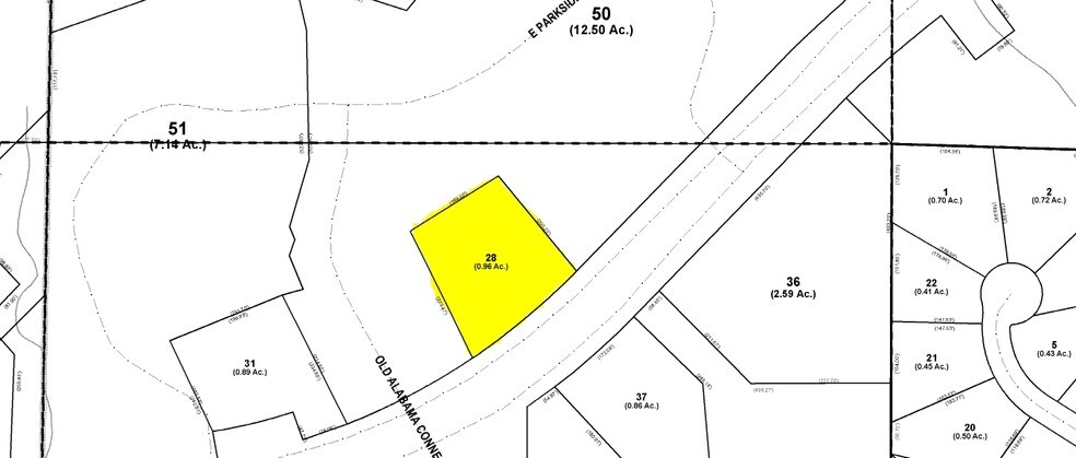 3800 Mansell Rd, Alpharetta, GA à louer - Plan cadastral - Image 2 de 8