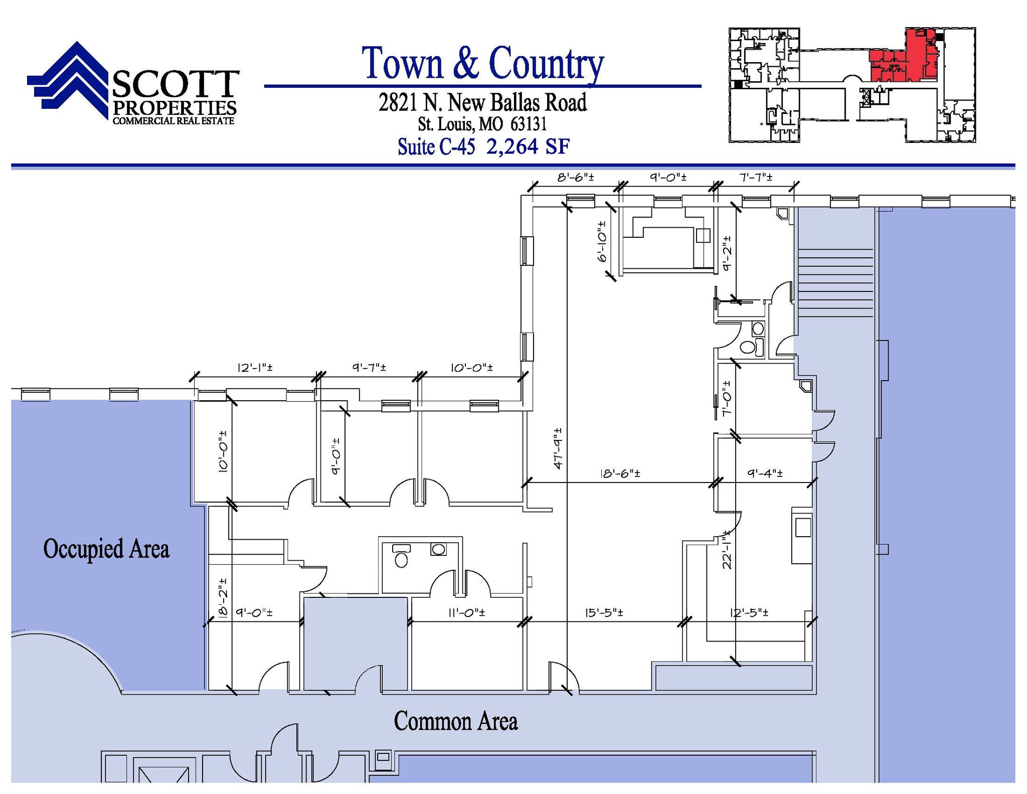 2821 N Ballas Rd, Town And Country, MO for lease Building Photo- Image 1 of 6