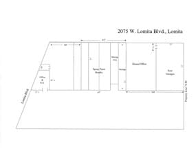 2075 Lomita Blvd, Lomita, CA for lease Site Plan- Image 1 of 1