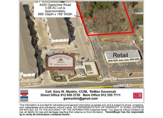 Plus de détails pour 4420 Ogeechee Rd, Savannah, GA - Terrain à vendre