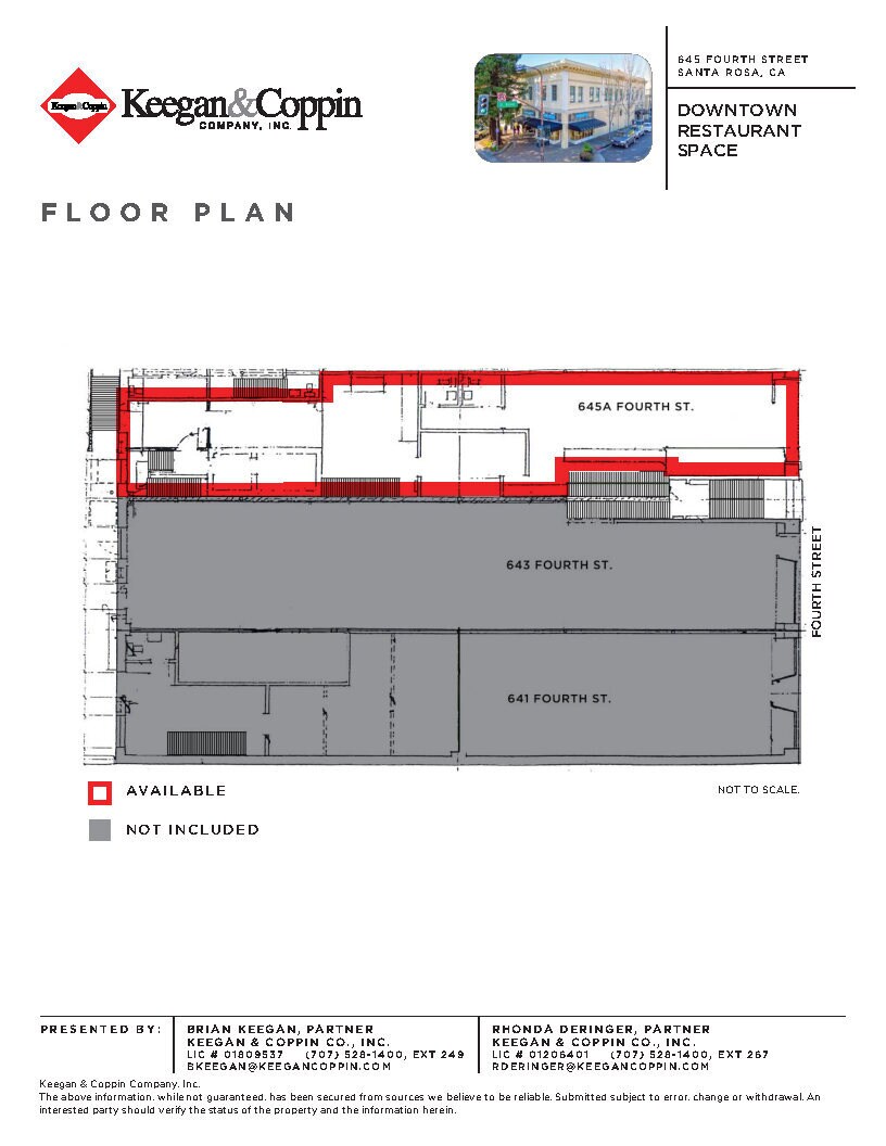 645 4th St, Santa Rosa, CA for lease Floor Plan- Image 1 of 10