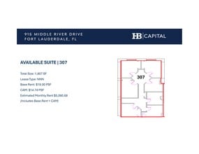 915 Middle River Dr, Fort Lauderdale, FL for lease Site Plan- Image 1 of 1