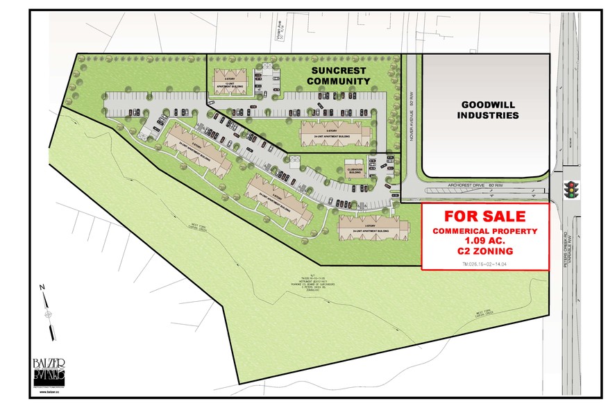 0 Peters Creek Rd, Roanoke, VA à vendre - Plan de site - Image 1 de 2