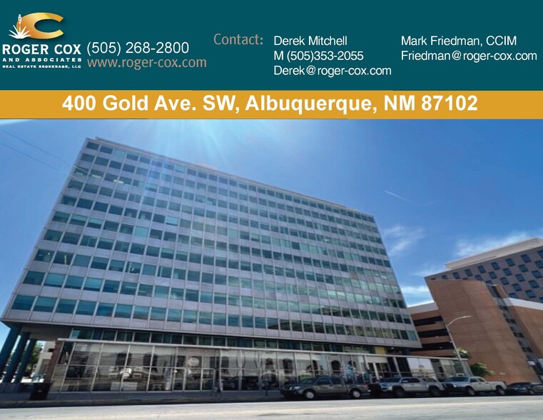 400 Gold Ave SW, Albuquerque, NM à vendre - Photo du bâtiment - Image 1 de 1