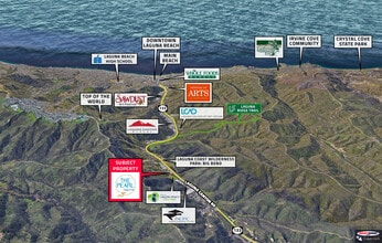 21095 Raquel Rd, Laguna Beach, CA - AERIAL  map view