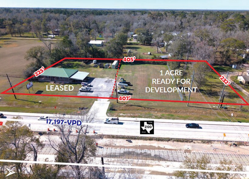 25419 FM 2100 Rd, Huffman, TX à vendre - Photo du bâtiment - Image 3 de 5