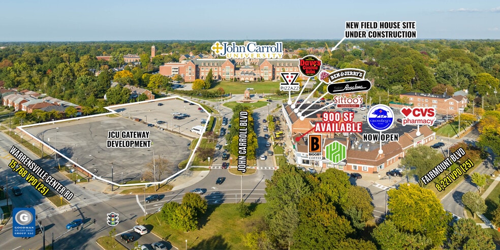 20616-20625 John Carroll Blvd, Shaker Heights, OH for lease - Aerial - Image 1 of 21