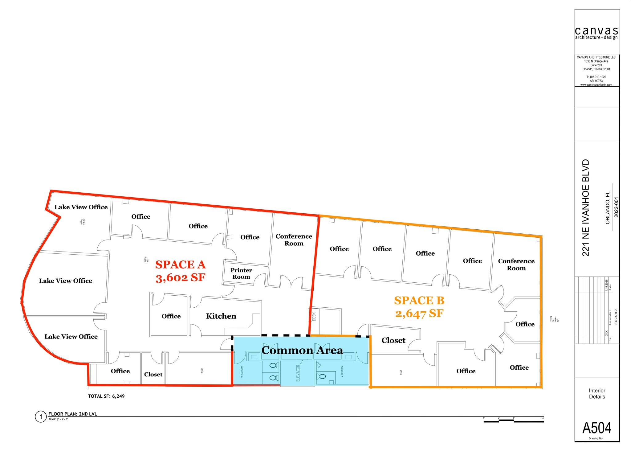 221 NE Ivanhoe Blvd, Orlando, FL for lease Site Plan- Image 1 of 1