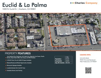 Plus de détails pour 928-1098 N Euclid St, Anaheim, CA - Commerce de détail à louer