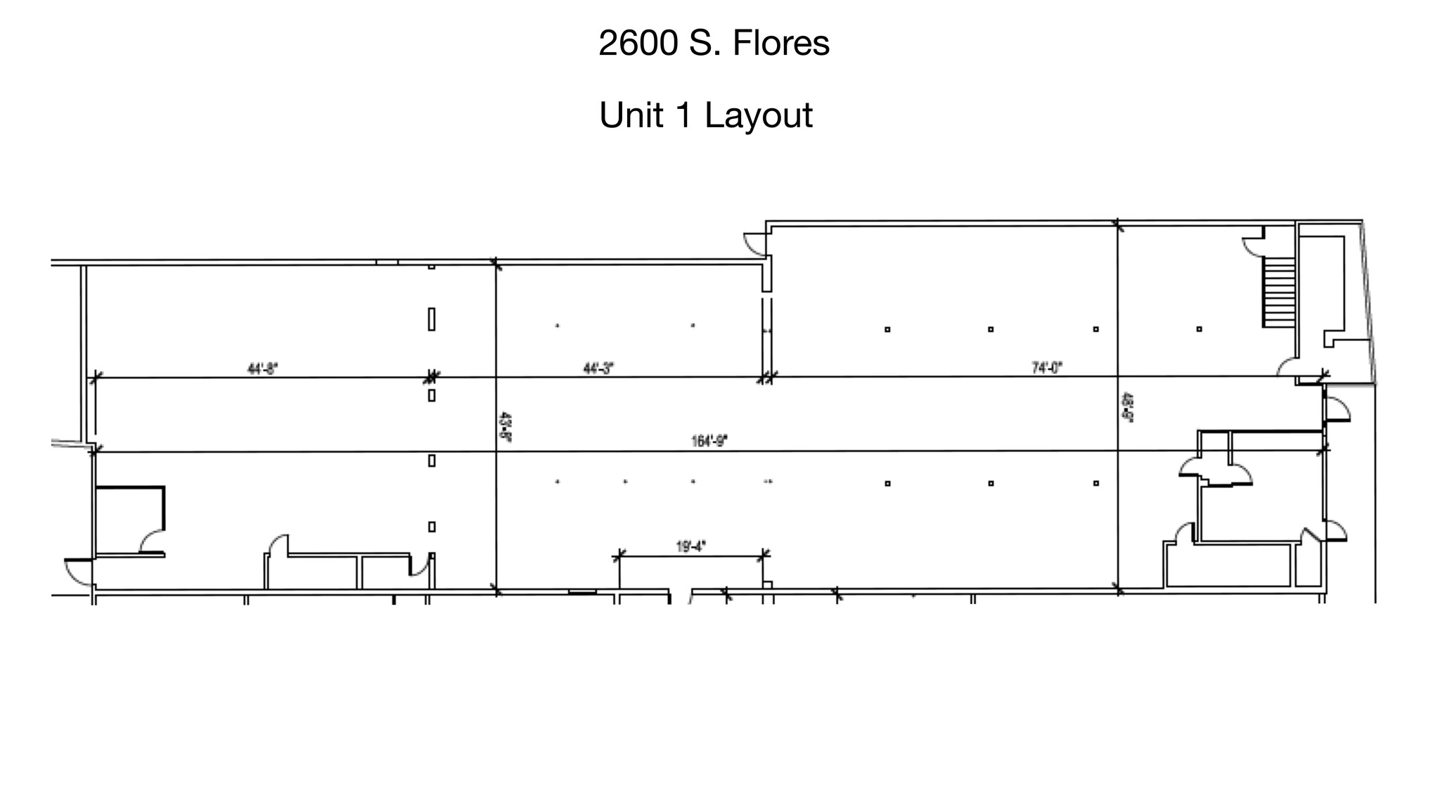 2600 S Flores St, San Antonio, TX à louer Plan de site- Image 1 de 1