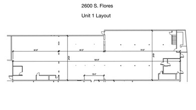 2600 S Flores St, San Antonio, TX à louer Plan de site- Image 1 de 1