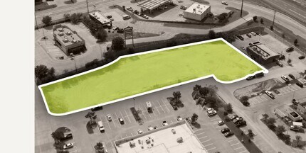 108 & 112 E Interstate 20, Weatherford, TX - Aérien  Vue de la carte