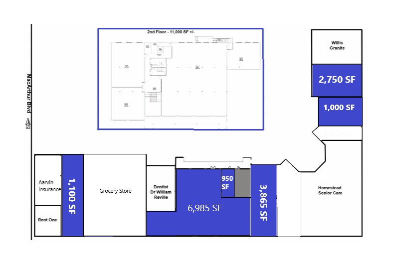 3800-3864 N Macarthur Blvd, Oklahoma City, OK à louer - Plan de site - Image 2 de 10