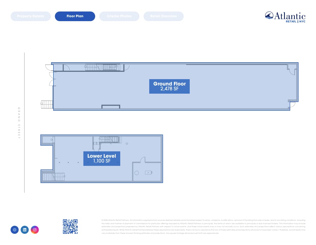 709 Grand St, Brooklyn, NY for lease Floor Plan- Image 1 of 1