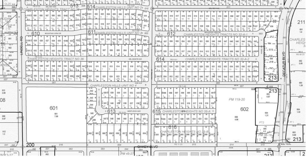 1620 S Decatur Blvd, Las Vegas, NV for lease - Plat Map - Image 1 of 6