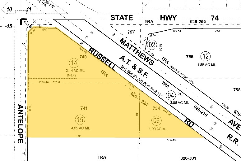 26100 Antelope, Romoland, CA à louer - Plan cadastral - Image 1 de 1