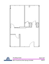 340 S Farrell Dr, Palm Springs, CA for lease Floor Plan- Image 1 of 1