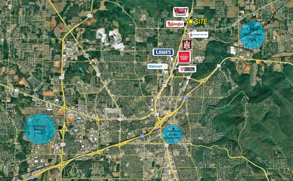 North Memorial Parkway, Huntsville, AL à vendre - Photo du bâtiment - Image 2 de 2