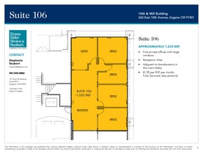 360 E 10th Ave, Eugene, OR for lease Interior Photo- Image 2 of 2