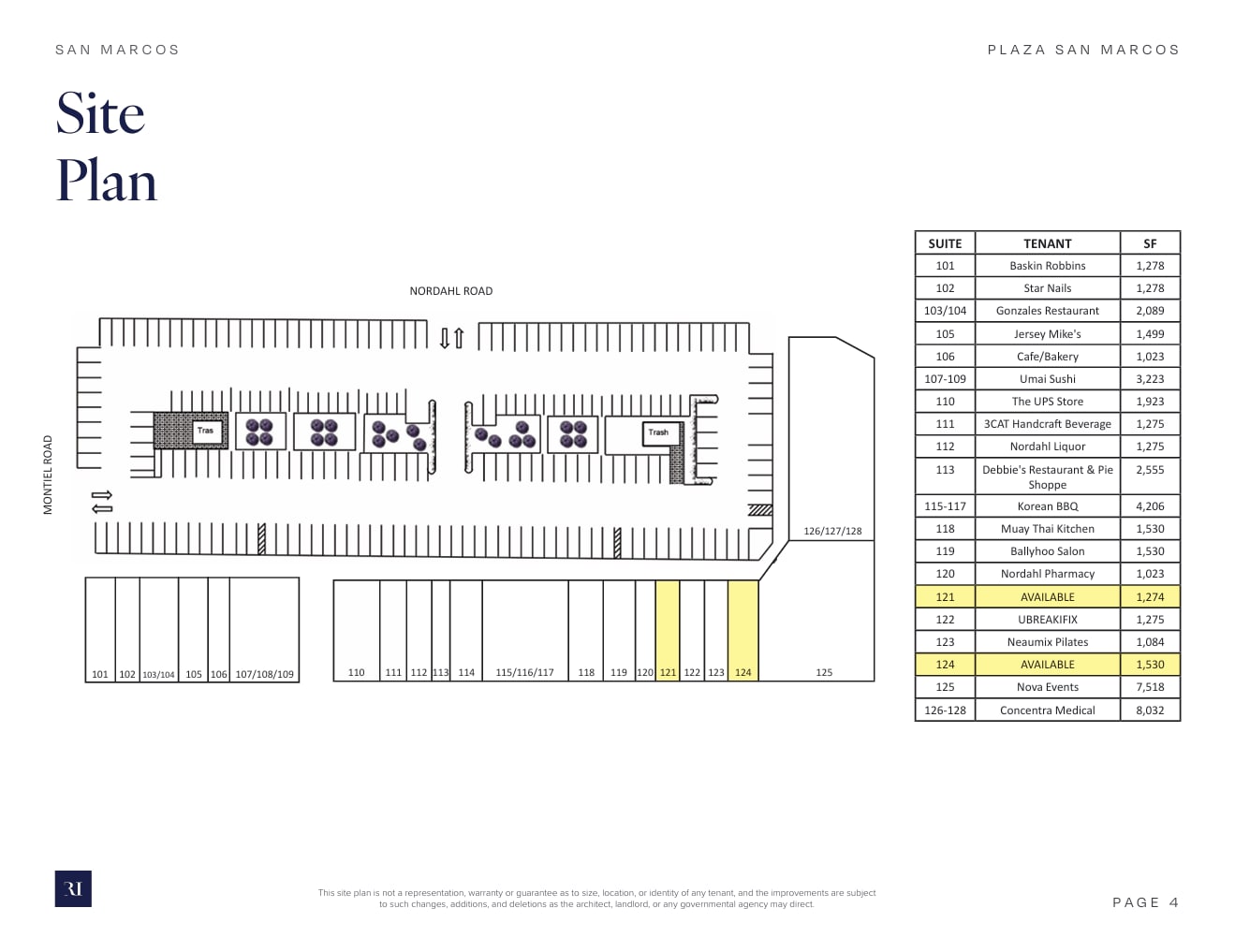 740 Nordahl, San Marcos, CA for lease Site Plan- Image 1 of 1
