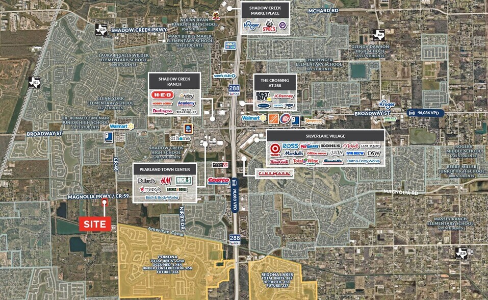 County Road 59, Pearland, TX for sale - Aerial - Image 2 of 2