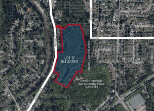 1050 Riverside Dr, North Vancouver, BC - Aerial map view