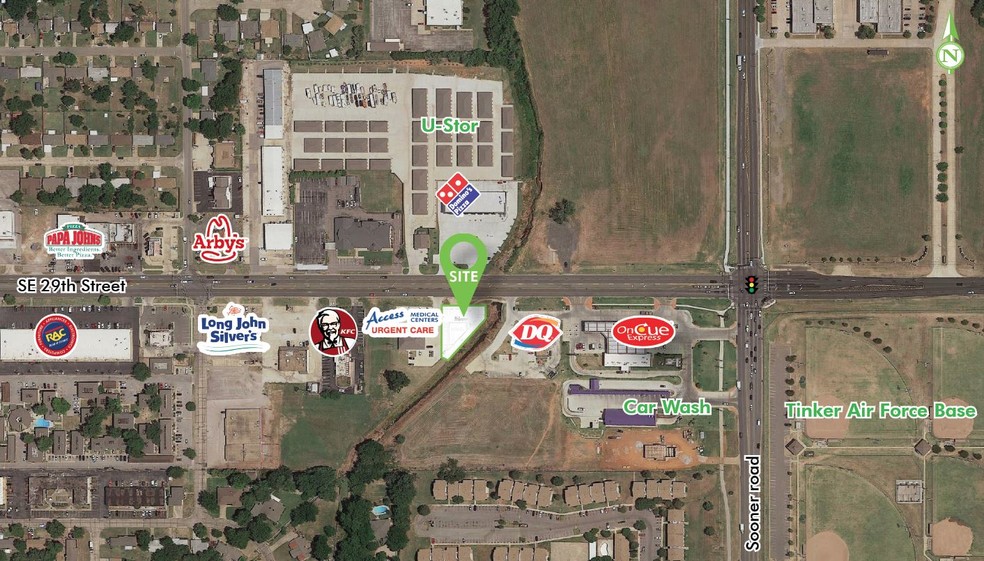 SE 29th Street & S Sooner Rd, Del City, OK for sale - Building Photo - Image 1 of 1