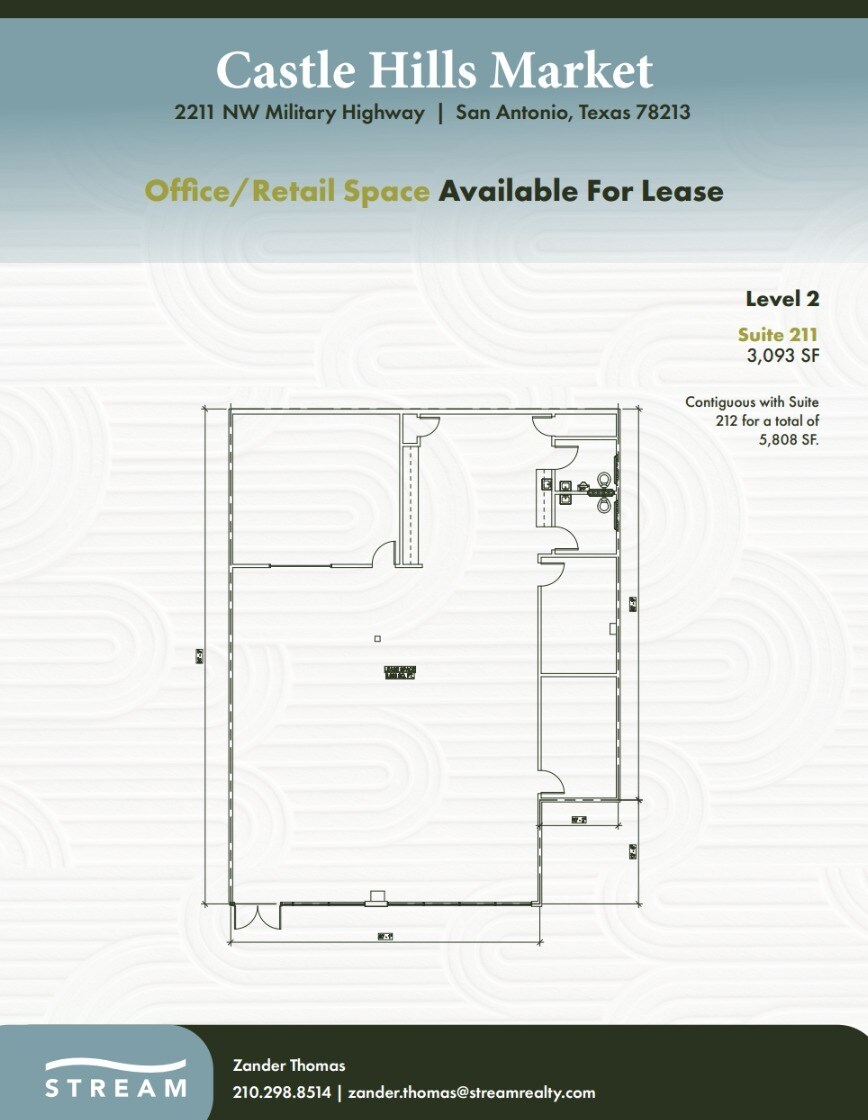 2211 NW Military Dr, San Antonio, TX for lease Floor Plan- Image 1 of 1