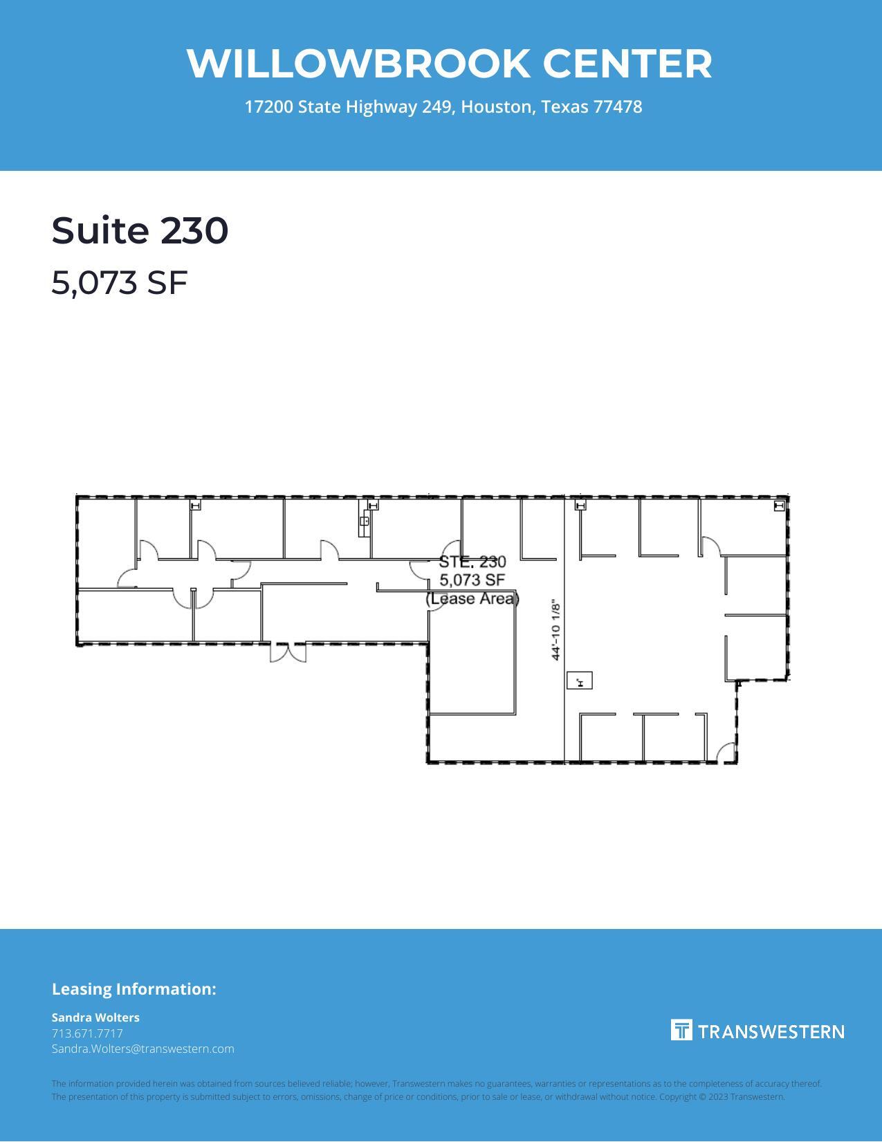 17200 SH 249, Houston, TX for lease Floor Plan- Image 1 of 1