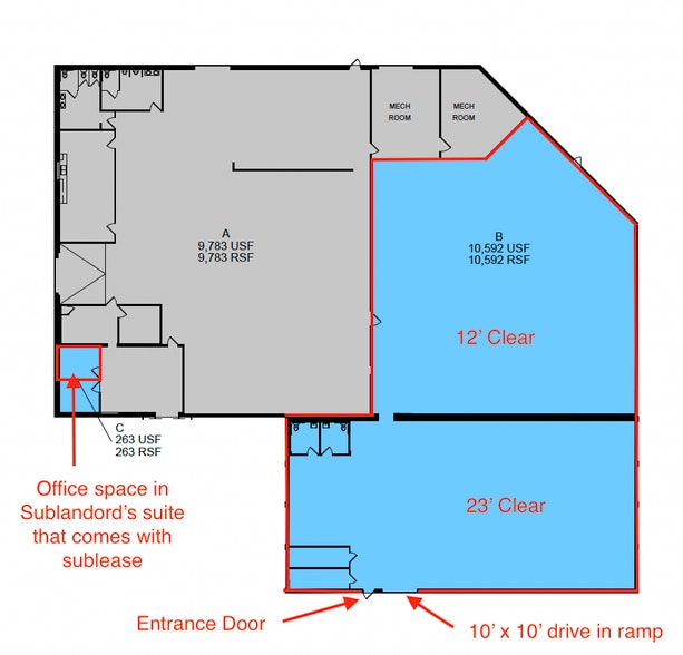 1300 38 1/2 St E, Austin, TX à louer - Plan d’étage - Image 2 de 4