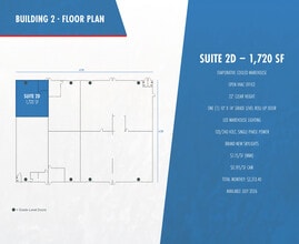 2901 S Highland Dr, Las Vegas, NV à louer Plan d’étage- Image 1 de 1