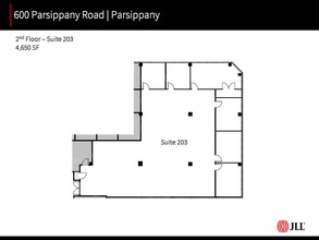 600 Parsippany Rd, Parsippany, NJ for lease Floor Plan- Image 1 of 1