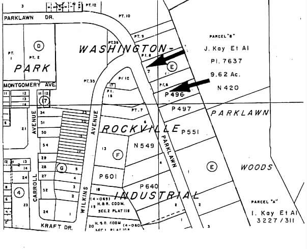 12345 Parklawn Dr, Rockville, MD for lease - Plat Map - Image 2 of 11