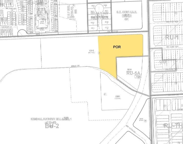 8200 SW 117th Ave, Miami, FL for sale - Plat Map - Image 2 of 9