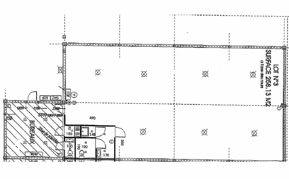 Flex in Mions for lease - Floor Plan - Image 3 of 3