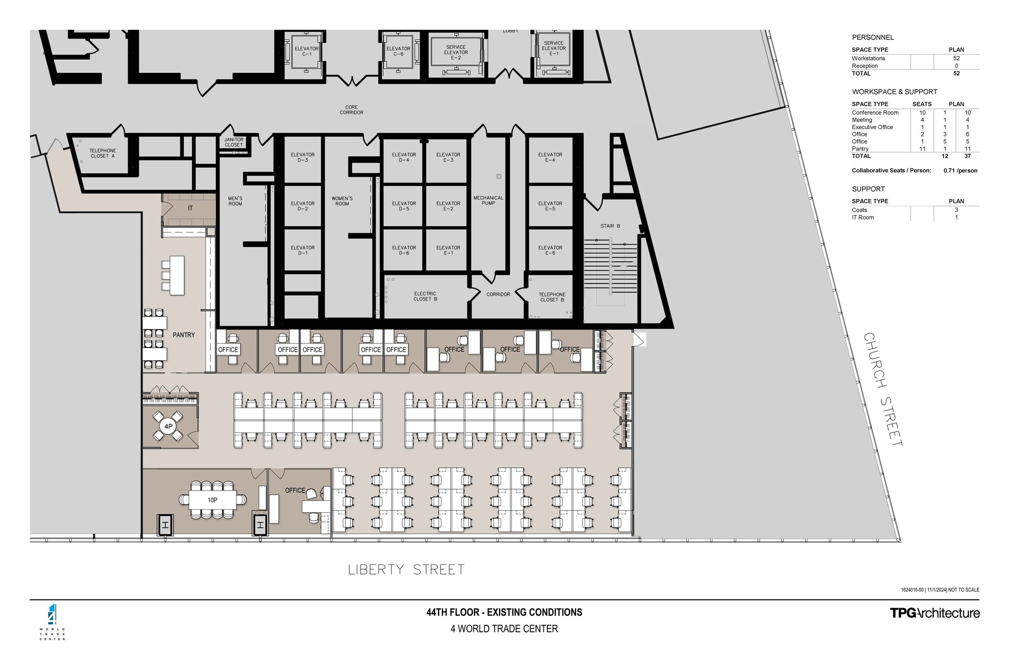 4 World Trade Center, New York, NY for lease Floor Plan- Image 1 of 2