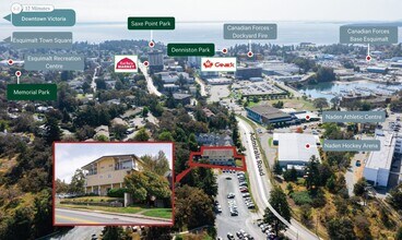 741 Admirals Rd, Victoria, BC - AÉRIEN Vue de la carte