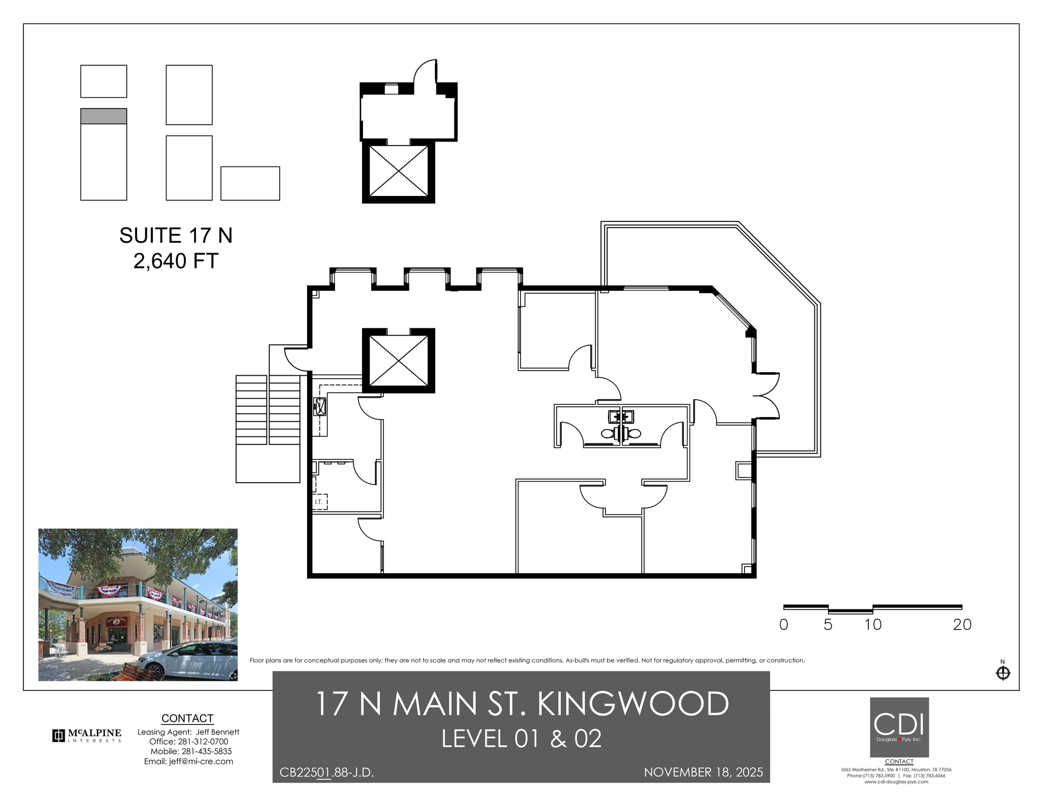 8 N Main St, Kingwood, TX à louer Plan de site- Image 1 de 25