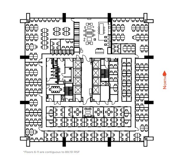 600 B St, San Diego, CA à louer Plan d  tage- Image 1 de 1