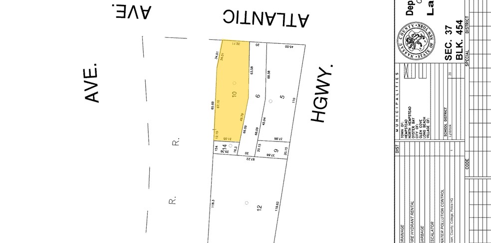 47-49 Atlantic Ave, Lynbrook, NY à louer - Plan cadastral - Image 2 de 3