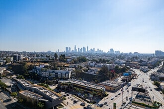 240 N Virgil Ave, Los Angeles, CA - AERIAL  map view