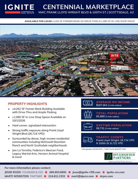14144 N 100th St, Scottsdale, AZ à louer - Aérien - Image 2 de 8