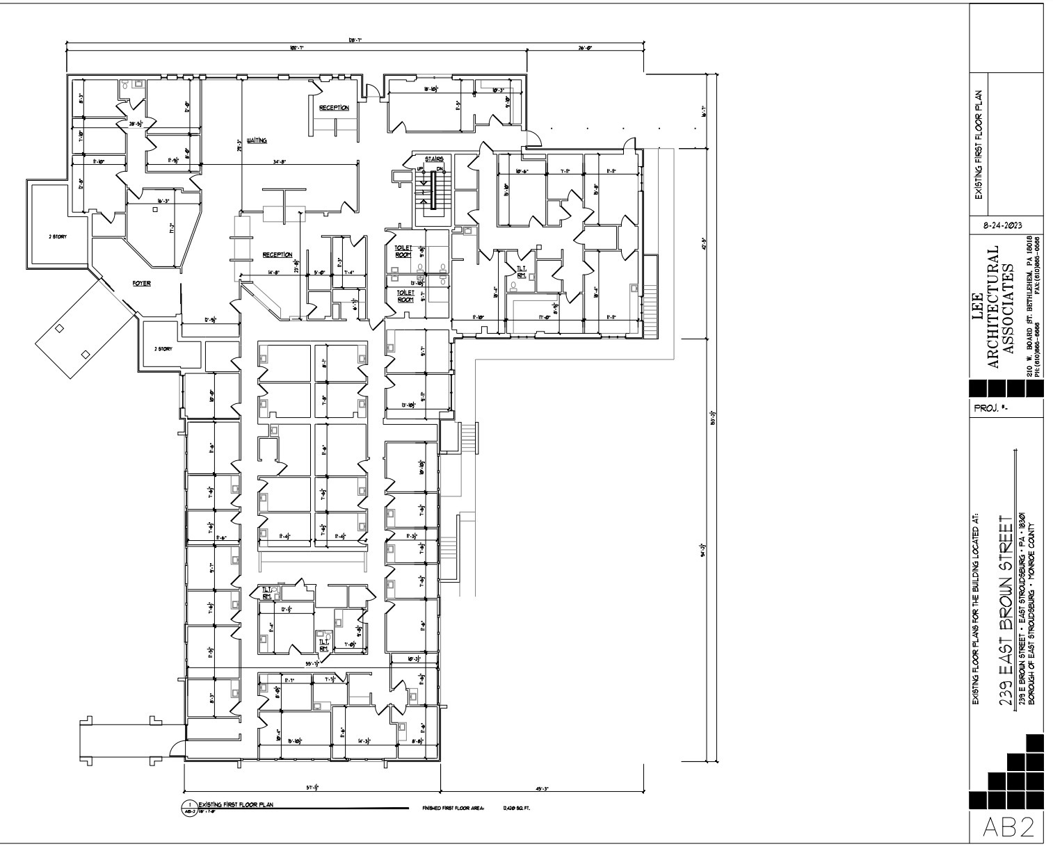 239 E Brown St, East Stroudsburg, PA for lease Floor Plan- Image 1 of 1