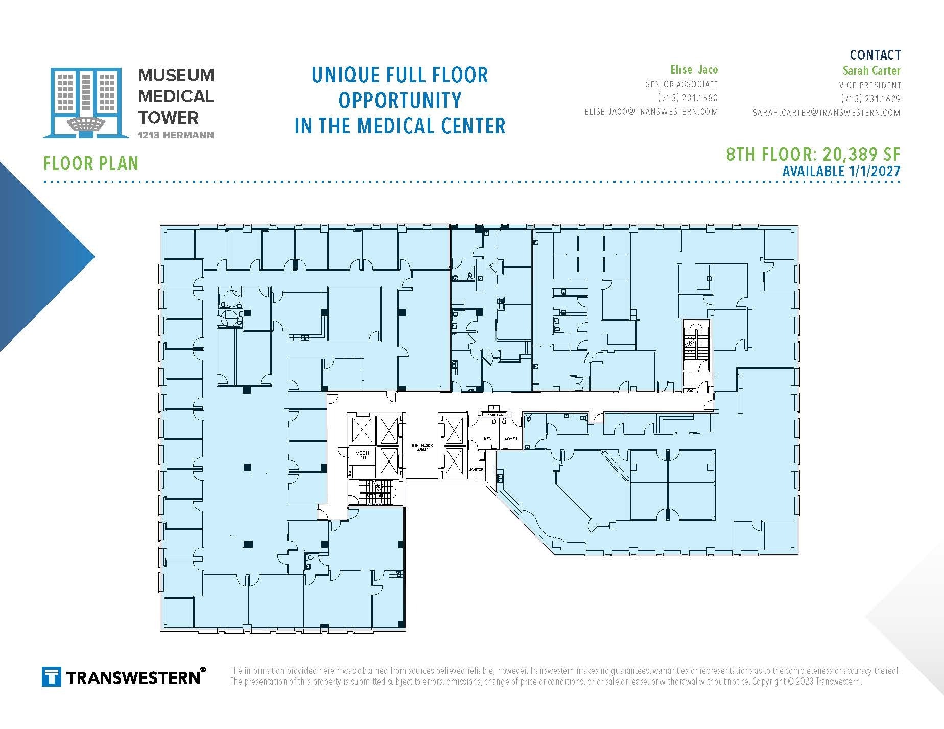 1213 Hermann Dr, Houston, TX à louer Plan d’étage- Image 1 de 1