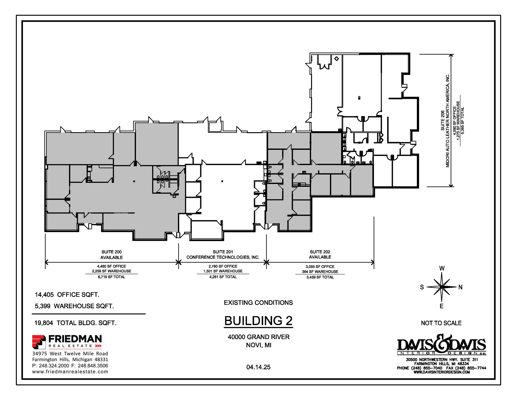 40000 Grand River Ave, Novi, MI for lease Floor Plan- Image 1 of 2