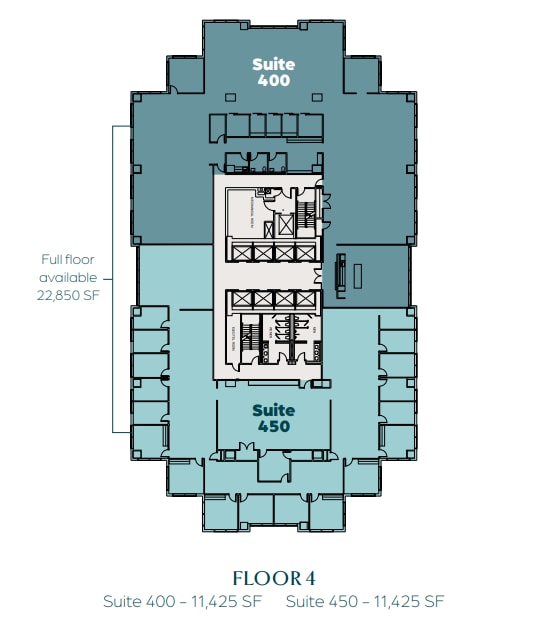 951 E Byrd St, Richmond, VA à louer Plan d’étage- Image 1 de 1