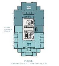 951 E Byrd St, Richmond, VA à louer Plan d’étage- Image 1 de 1