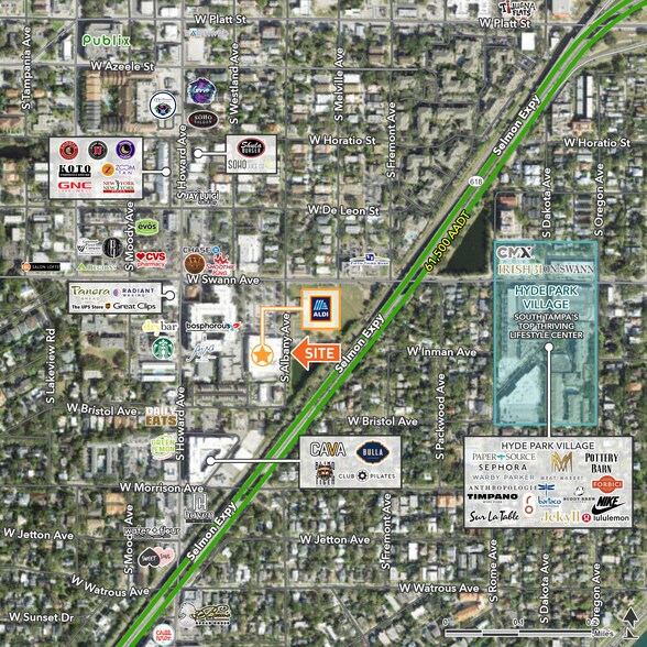 2100 W Swann Ave, Tampa, FL à louer - Photo du bâtiment - Image 2 de 5