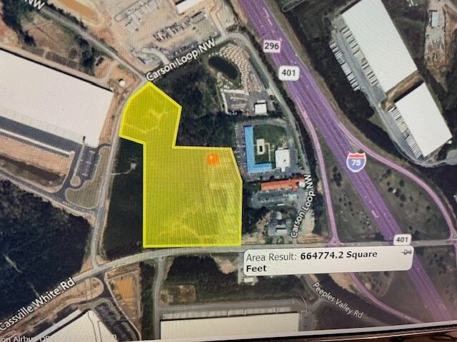 00 Cassville White Road NW, Cartersville, GA à vendre Aérien- Image 1 de 15
