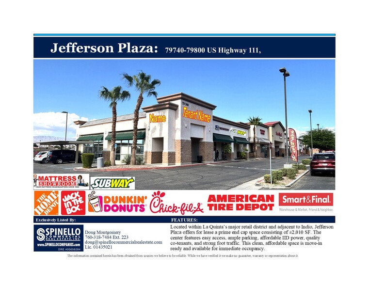 79740-79900 Hwy 111 Hwy, La Quinta, CA for lease - Building Photo - Image 1 of 9